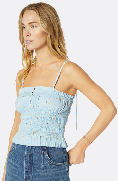 Joie Cameo Sleeveless Top In Blue