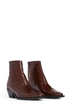 Allsaints Lenora Bootie In Dark Brown