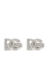 Dolce & Gabbana Cufflinks With Dg Logo In Silver