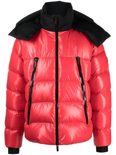 Moncler Zubair Down Puffer Jacket In Red