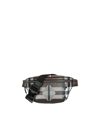 BURBERRY BURBERRY BELT BAG WITH CHECKED PRINT