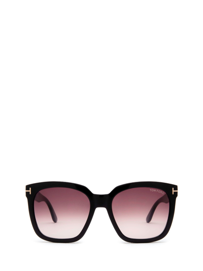 Tom Ford Eyewear Square Frame Sunglasses In Black