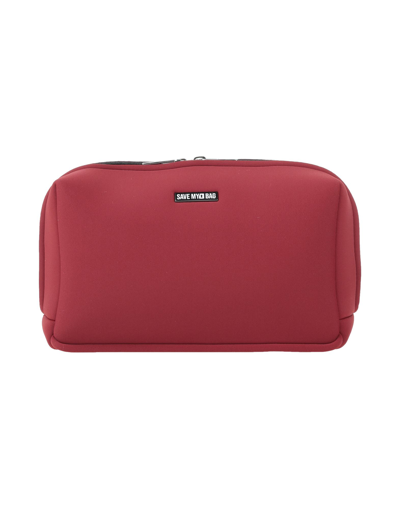 Save My Bag Beauty Cases In Maroon