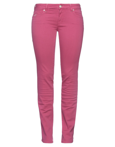 Jacob Cohёn Woman Jeans Fuchsia Size 30 Cotton, Elastane