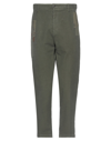 Beaucoup .., Man Pants Military Green Size 36 Cotton, Elastane
