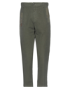 Beaucoup .., Man Pants Military Green Size 36 Cotton, Elastane In Green