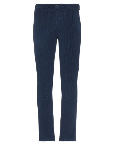 Yan Simmon Casual Pants In Dark Blue