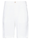 Fedeli Man Shorts & Bermuda Shorts White Size 40 Linen
