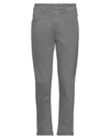 STILOSOPHY STILOSOPHY MAN PANTS GREY SIZE 28 COTTON, ELASTANE