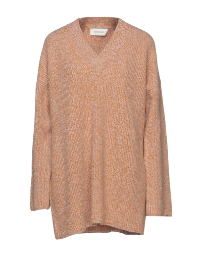 Sportmax Sweaters In Beige