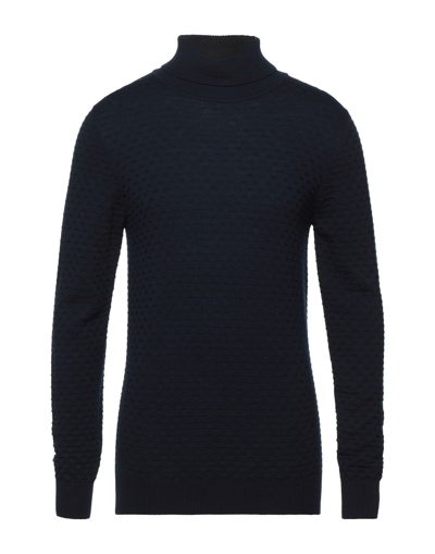 JEORDIE'S JEORDIE'S MAN TURTLENECK MIDNIGHT BLUE SIZE XL WOOL, ACRYLIC