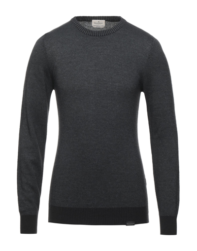 BROOKSFIELD BROOKSFIELD MAN SWEATER CHARCOAL SIZE 46 WOOL, COTTON, POLYAMIDE