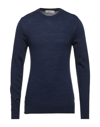 Vneck Sweaters In Blue