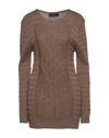Exte Sweaters In Brown