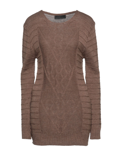 Exte Sweaters In Brown