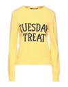 Alberta Ferretti Sweaters In Yellow