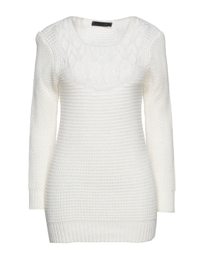 Exte Sweaters In White