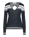 Mr Massimo Rebecchi Sweaters In Dark Blue