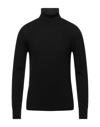 JEORDIE'S JEORDIE'S MAN TURTLENECK BLACK SIZE XL MERINO WOOL, DRALON