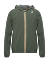 K-way Jackets In Military Green