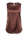 Peserico Tops In Brown