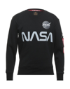 Alpha Industries Sweatshirts In Black