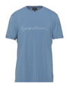 Giorgio Armani T-shirts In Blue