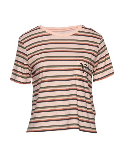 Rvca T-shirts In Pink