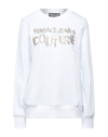 Versace Jeans Couture Sweatshirts In White