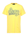 Dsquared2 T-shirts In Yellow