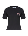Msgm T-shirts In Black