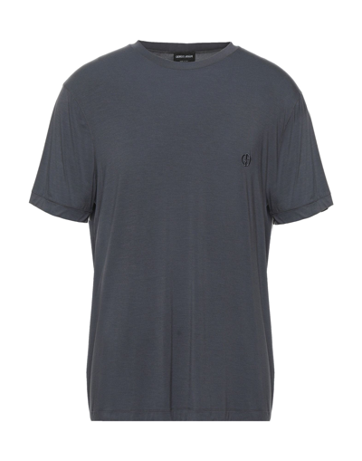 Giorgio Armani T-shirts In Grey