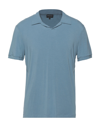 Giorgio Armani Polo Shirts In Blue