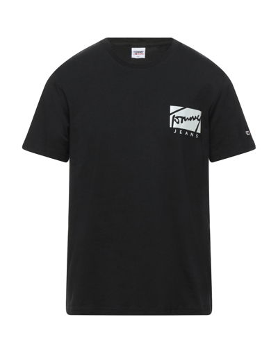 Tommy Jeans T-shirts In Black