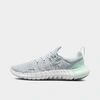 Nike Free Run 5.0 Sneakers In Gray And Mint In Pure Platinum/barely Green/mint Foam/white