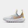 Nike Flex Runner 2 Big Kids' Road Running Shoes In Aura/university Gold/worn Blue
