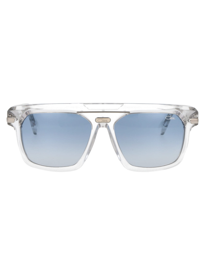 Cazal 8040 Crystal - Silver Sunglasses In White