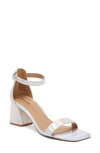Abound Finn Ankle Strap Sandal In Silver Iridescent