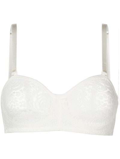 Wacoal Lace Balconette Bra In White