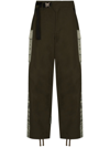 SACAI BELTED CARGO-STYLE TROUSERS