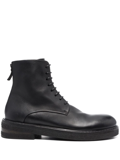 Marsèll Chunky Lace-up Boots In Black