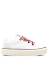 Lanvin Curbies Platform Low-top Sneakers In White