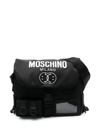 MOSCHINO LOGO-PRINT SHOULDER BAG
