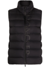 MONCLER LOGO-PRINT PADDED GILET