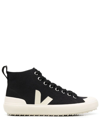 VEJA HIGH-TOP LACE-UP TRAINERS
