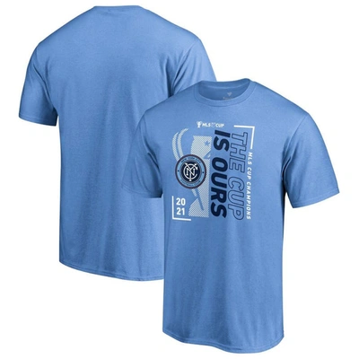 Fanatics Branded Sky Blue New York City Fc 2021 Mls Cup Champions Parade T-shirt