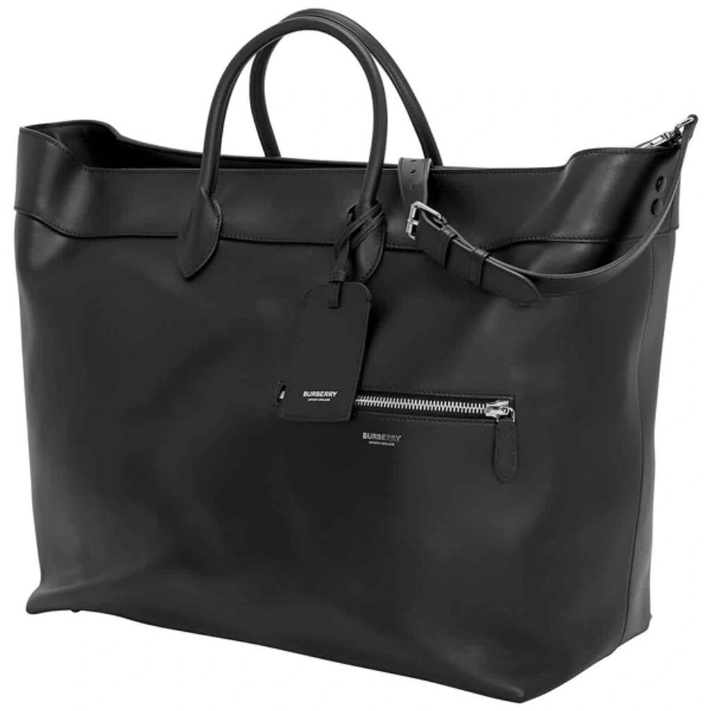 Burberry Mens Black Sanford Leather Tote Bag | ModeSens