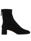 Aquazzura Saint Honoré Ankle Boots Black In Black  
