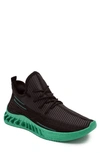 Akademiks Fit Jogger Sneaker In Black,teal