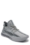 Akademiks Fit 3.0 Jogger Sneaker In Grey